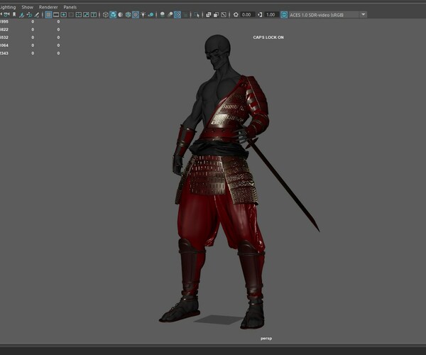 ArtStation - Samurai Cloth | Game Assets