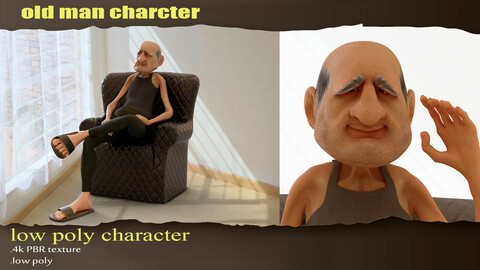 old man character