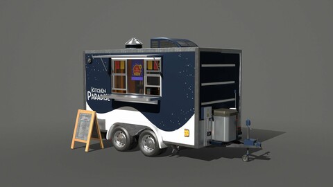 Food Trailer for Ar,Vr and Games