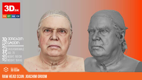 Raw 3D Head Scan | Joachim Groom