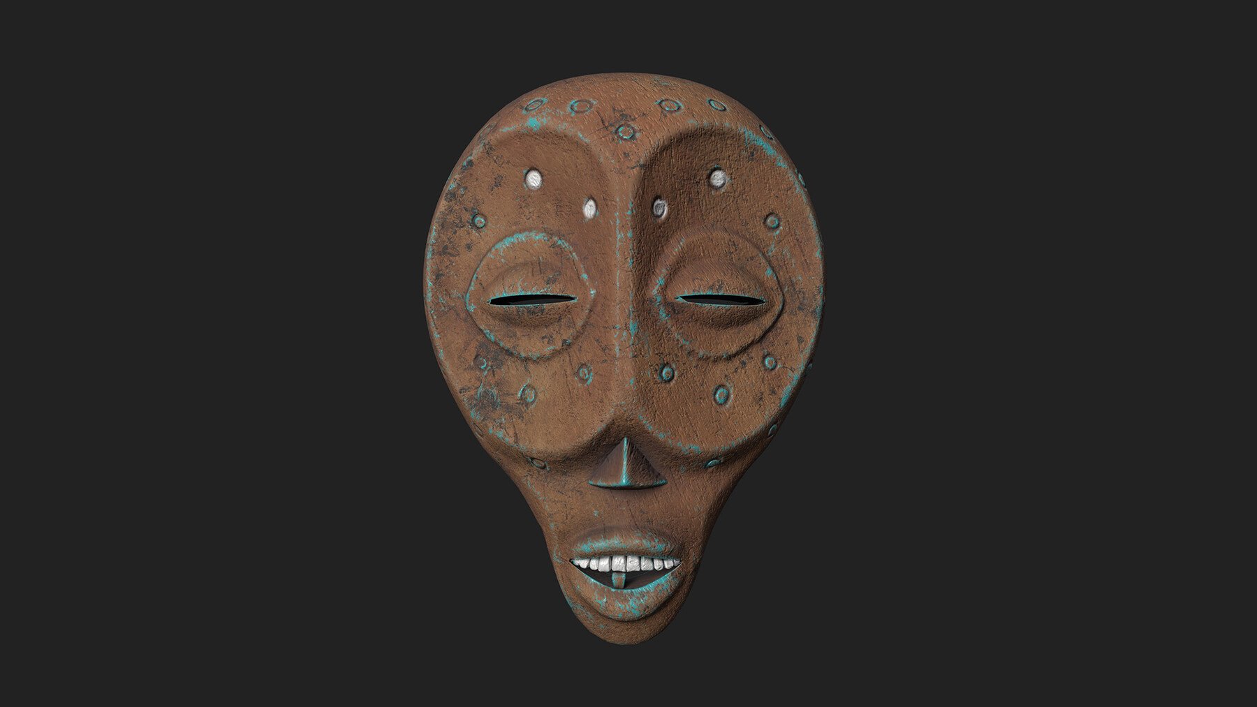 Artstation 5 African Masks Highpoly And Lowpoly Vol 01 Game Assets 7482