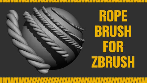 Rope Brush for Zbrush