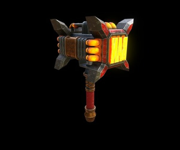 ArtStation The ultimate BAN hammer Game Assets