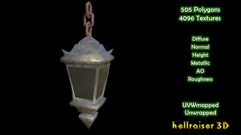 Lantern - PBR - Dirty Textured