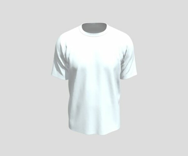 ArtStation - T Shirt, Marvelous Designer, Clo3D +fbx, obj | Resources
