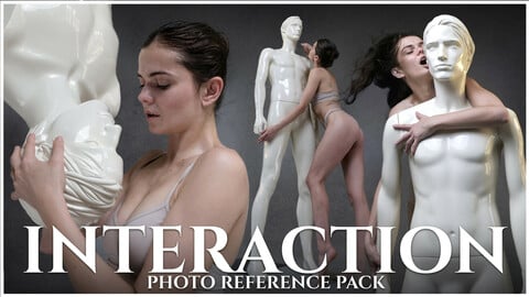 An Interaction Photo Reference Pack for Artists 1095 JPEGs noAI