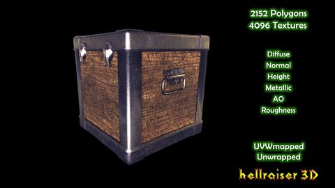Crate  - PBR - Textured