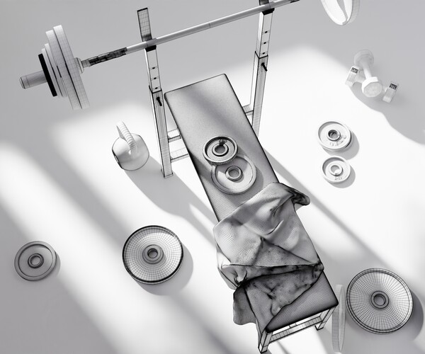 ArtStation Rusty weights pack Resources