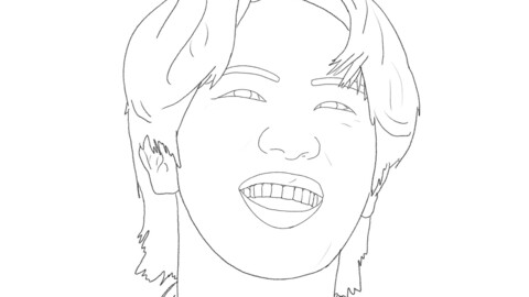 No.1 Hyung Jin lineart