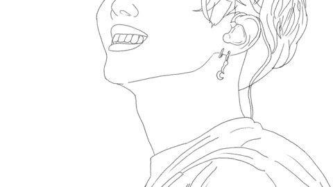 Hope BTS Lineart