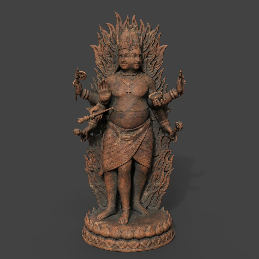 ArtStation Hindu God Statue 16K HD Texture 220826 Game Assets