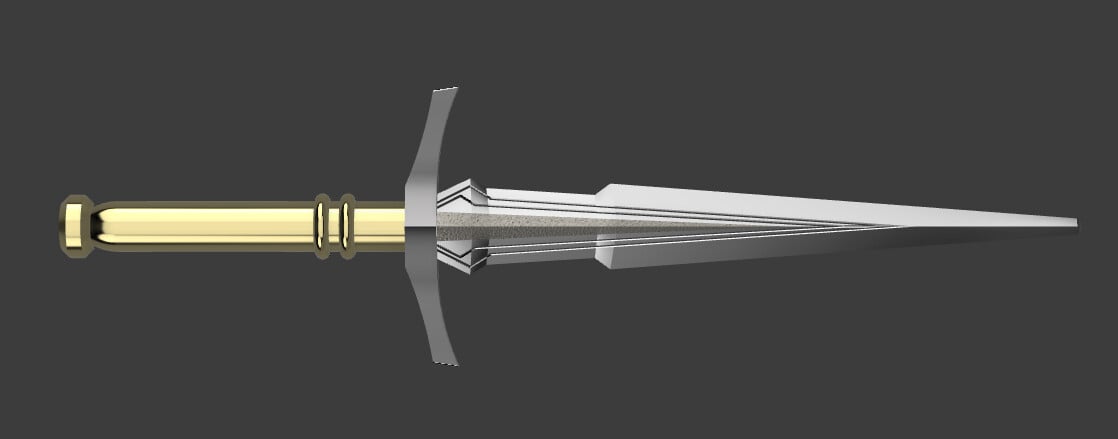 ArtStation - Resident Evil 4 Remake - Jack Krauser combat knife 3D model