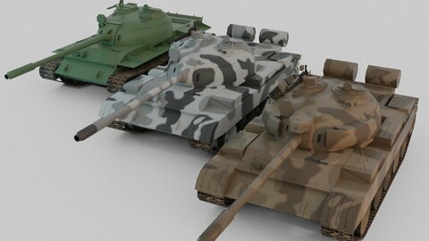 T-55A Soviet Tank