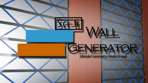 Wall Generator for Blender - Geometry Node