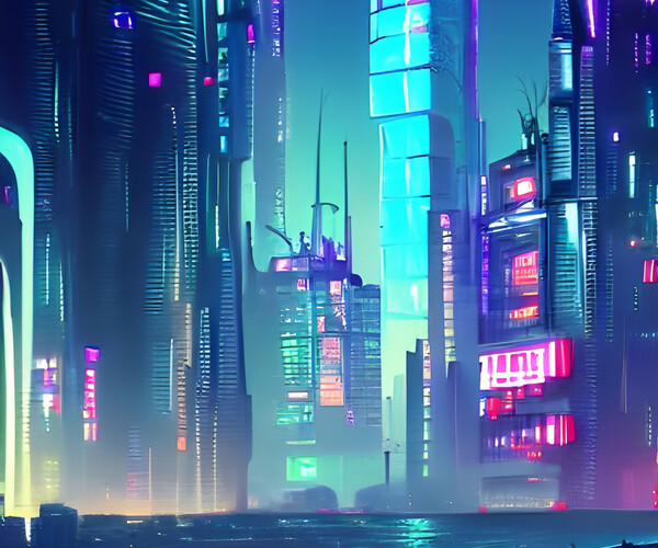 ArtStation - Cyberpunk Towers | Artworks