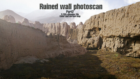 Ruined wall photoscan part 2