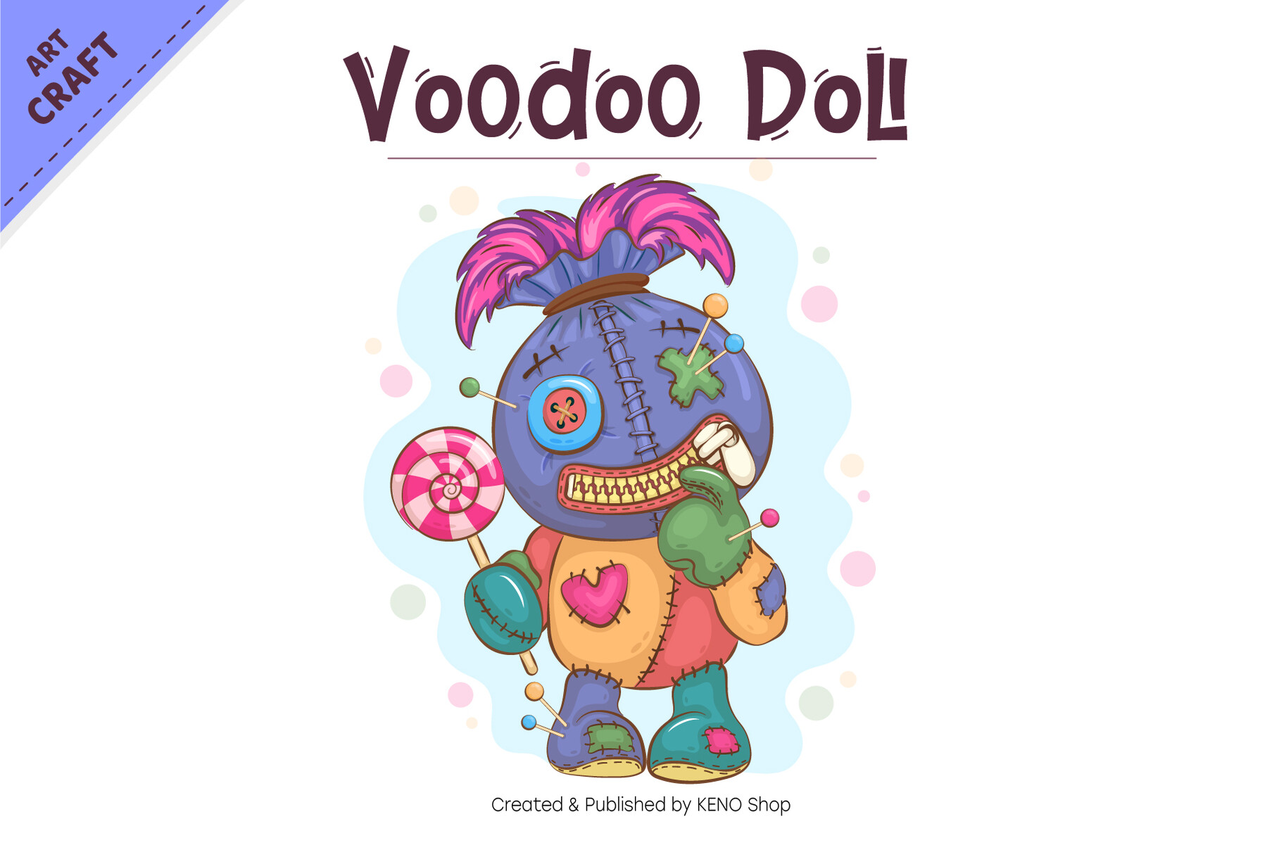voodoo doll cartoon
