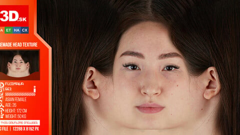 Premade Female Head Texture | Fujikawa Sei