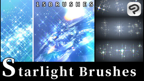 15 Starlight Brushes for ClipStudioPaint/27 PNG images