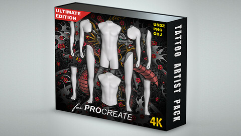 Tattoo Artist Body Parts Pack - Ultimate