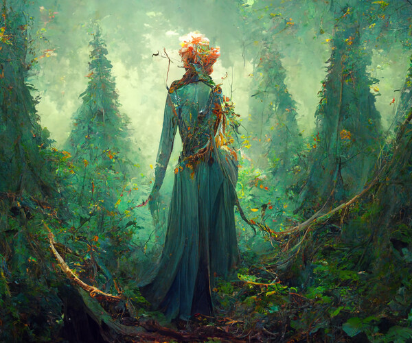 ArtStation - forest maiden | Artworks