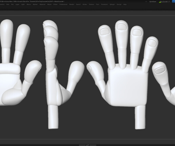 ArtStation - Cartoony Hand Blockout Tutorial | Tutorials