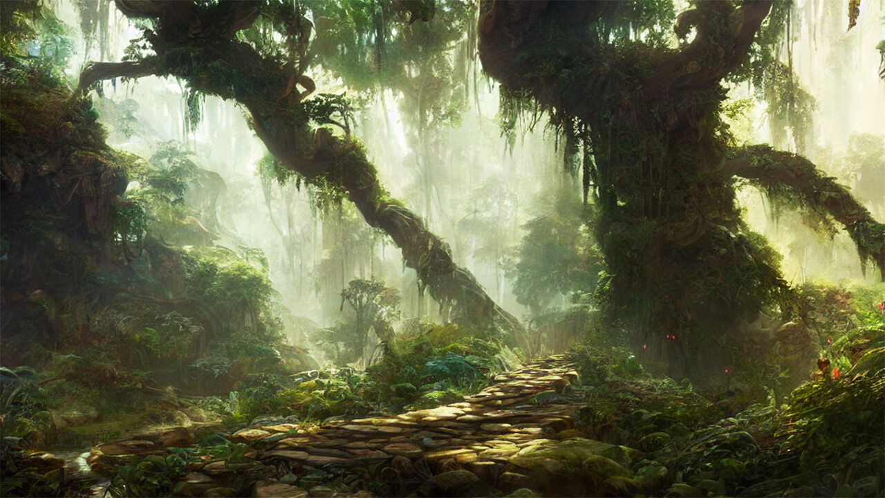 fantasy jungle landscapes