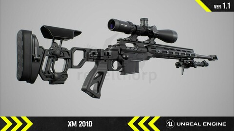 XM2010  - Animated FPS Weapon [ Unreal Engine ]