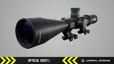 Optical Sight L - FPS Weapon Attachment [ Unreal Engine ]