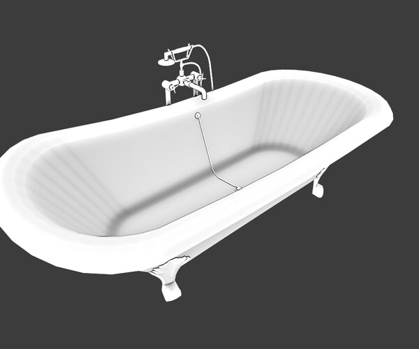 ArtStation BATH TUB GAME READY 3D MODEL Resources