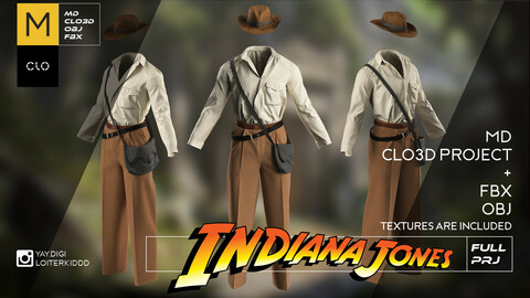 Indiana Jones Stylized Costume