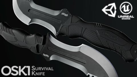 Walther Outdoor Survival Knife OSK1 (PBR Game Ready)