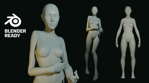 Woman Rigged 3D Model
