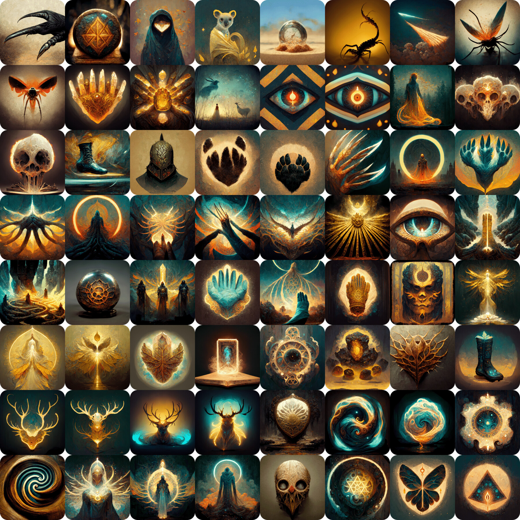 ArtStation - Sci-Fi Ability Icons 04, Game Assets in 2023