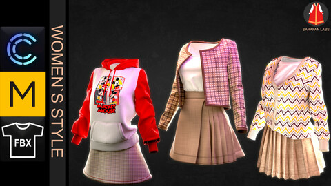 Set of Casual Women's Clothing