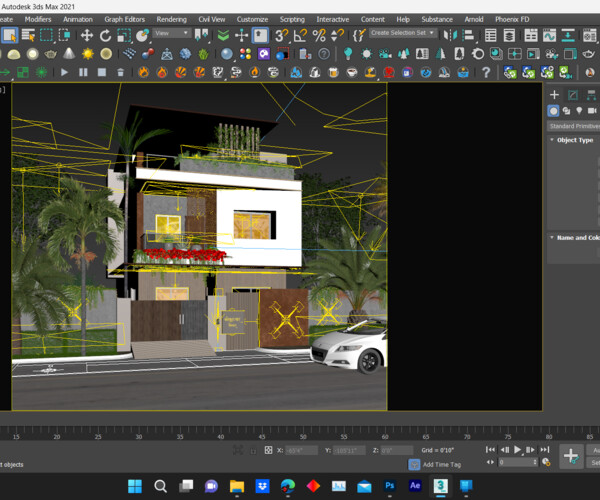 ArtStation - 3D EXTERIOR SCENE G+1 | Game Assets