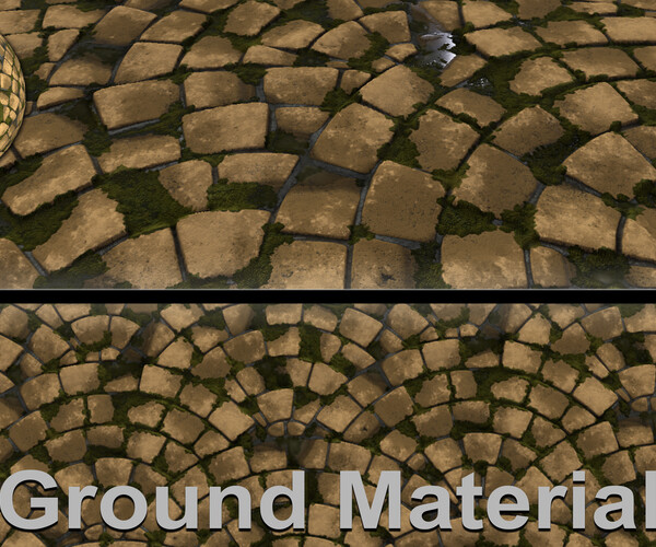 ArtStation Ground Material Seamless and Tileable 4K Game Assets