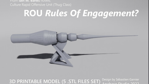 The Culture 3D print series #2: Rapid Offensive Unit