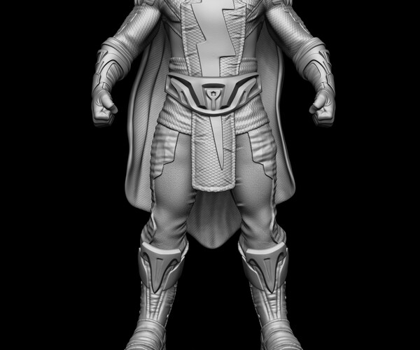 ArtStation - Shazam 3D Print STL file and OBJ file | Resources
