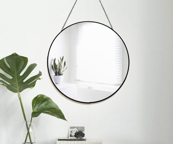 ArtStation - octagonal strap wall mirror | Resources