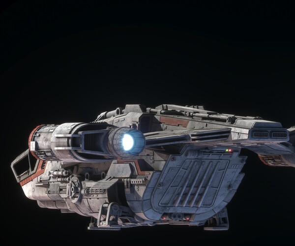 ArtStation - Bounty Hunter Ship - Star Wars | Resources