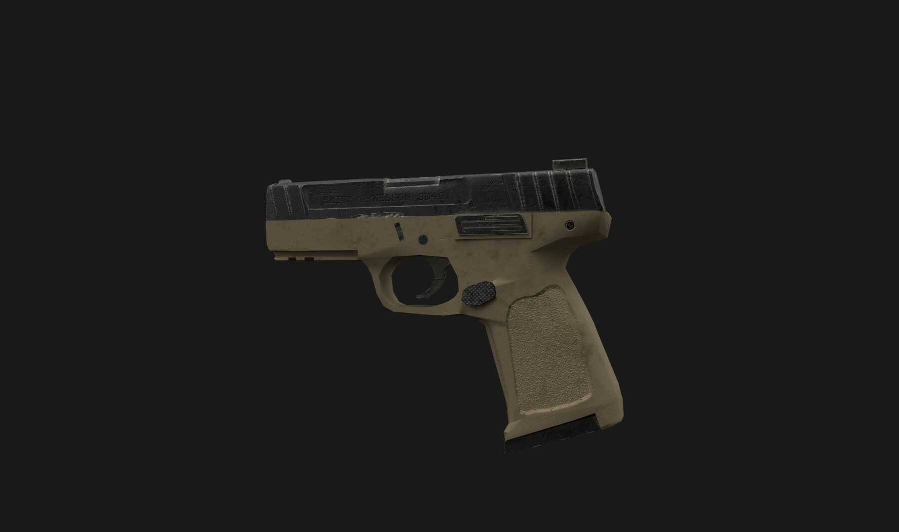 ArtStation - SD40 Pistol | Game Assets