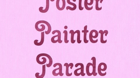 Poster Painter Parade (for Procreate!!)