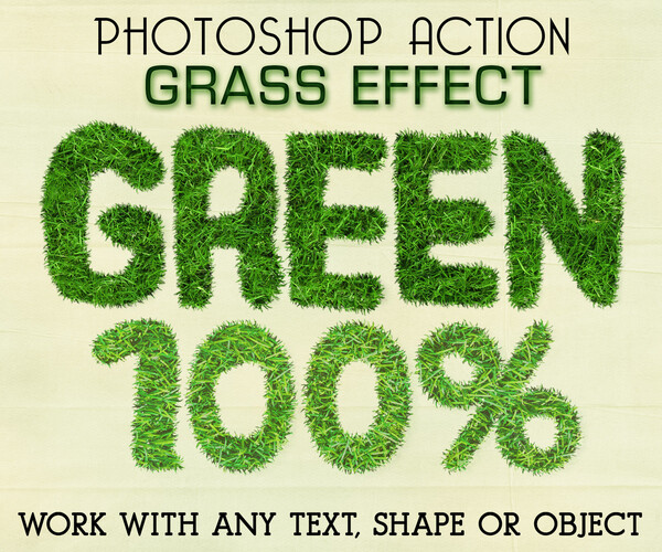 ArtStation Grass Actions, Natural Green Grass Generator