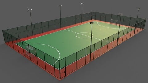 PBR Modular Outdoor Soccer and Football Court