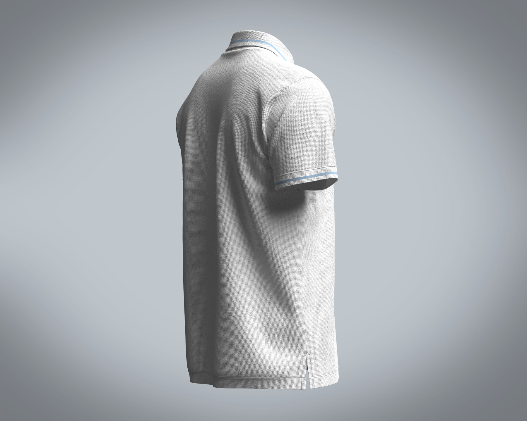 ArtStation - Men's Polo Shirt With Zipper | Resources