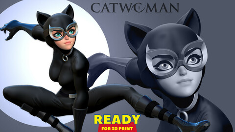 Catwoman stylized