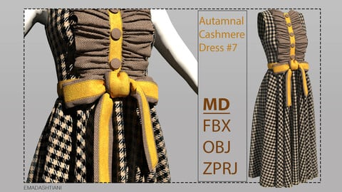 Autumnal Cashmere Dress #7