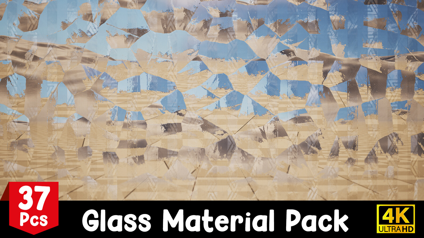 Artstation 4k 30 Pcs Pbr Glass Texture Pack Resources 4404