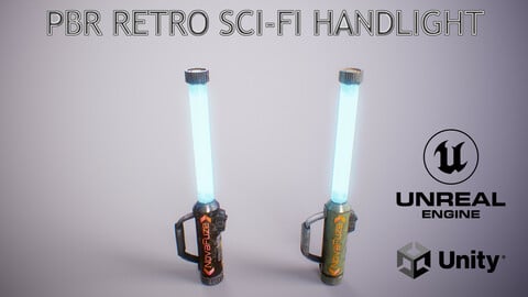 PBR Retro Sci-Fi Handlight